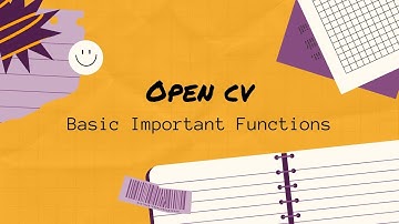 Basic Functions in openCV