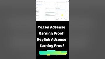 Blogspot Tubes : Yo.fan Adsense Earning Proof - Heylink Adsense Earning Proof