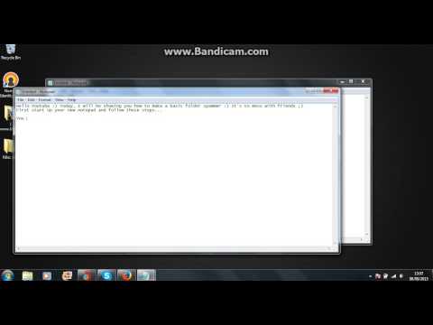 Batch Folder spammer TUT (SIMPLE)