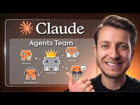 J’ai créé une équipe d’Agents IA dans Claude ! (Ils bossent pour moi)
