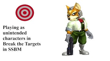 Playing as unintended characters in Break the Targets - Fox