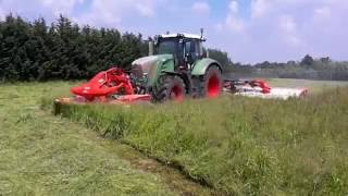 Fendt 828 S4 Pp Kuhn Fc 9530D Lift Control Hay Cutting Az.agrazzi&Pigatto