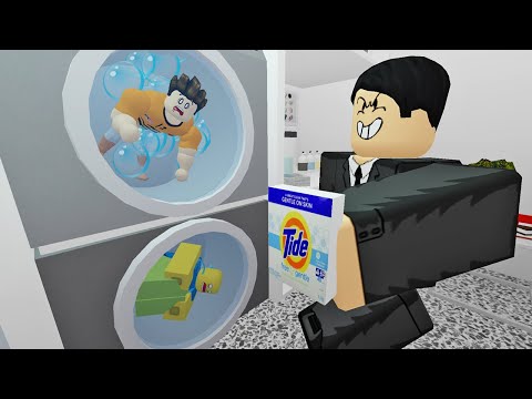 Horangi Dibasuh Dalam Mesin Basuh!!! [Escape The Laundromat Obby] (Roblox Malaysia)