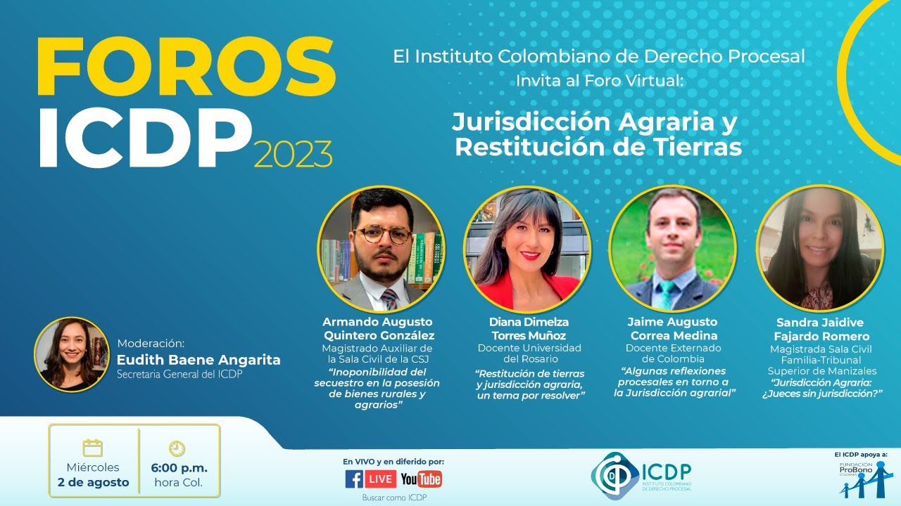 Jurisdicción Agraria y Restitución de Tierras