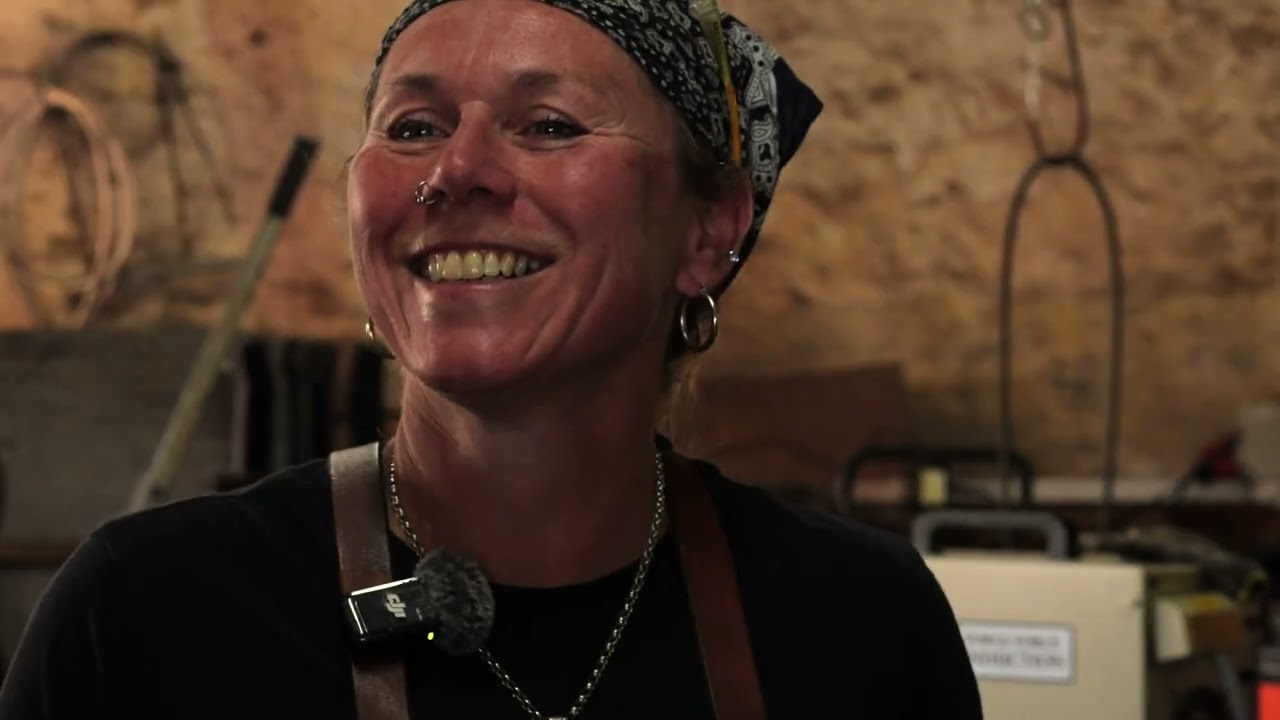 Colleen du Pon Artist Blacksmith - Ammonite Ironwork