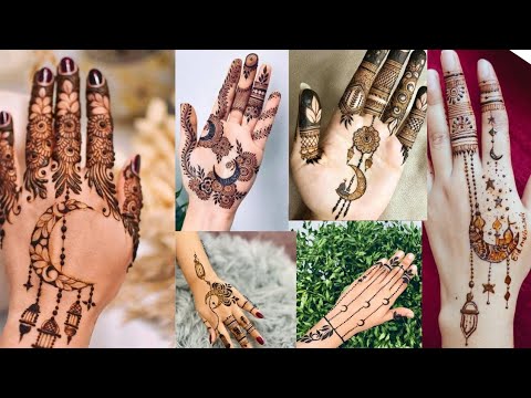 Chand Raat Beautiful Easy Henna Henna Design | Henna Simple Beautiful ...