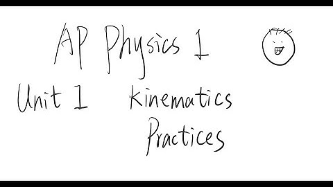 AP Physics 1 Unit 1 Practice Problems