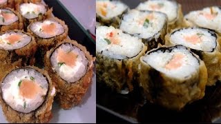 Como fazer HOT ROLL | Receita de Sushi hot philadelphia