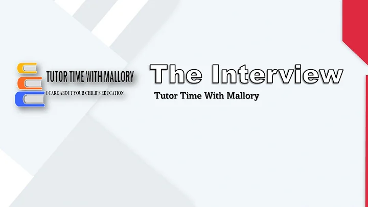 Tutor Time With Mallory w/Melissa Rees, Department...