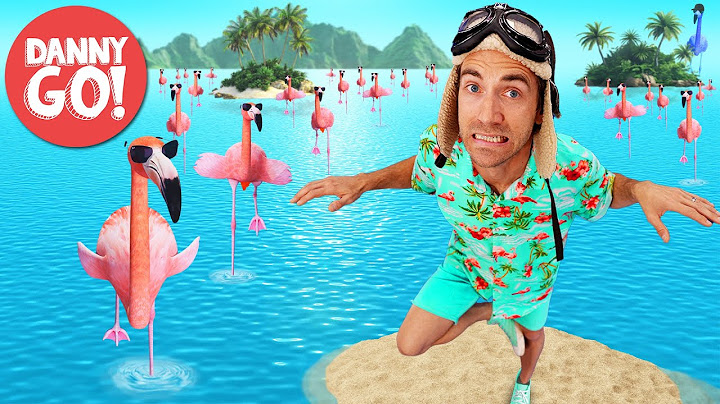 "Flamingo FRENZY!" Dance Game 🦩🌴 Red Light, Green Light Brain Break | Danny Go! Songs for Kids