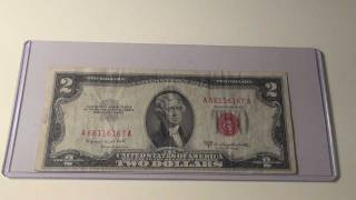 1953B $2 Red Seal Note