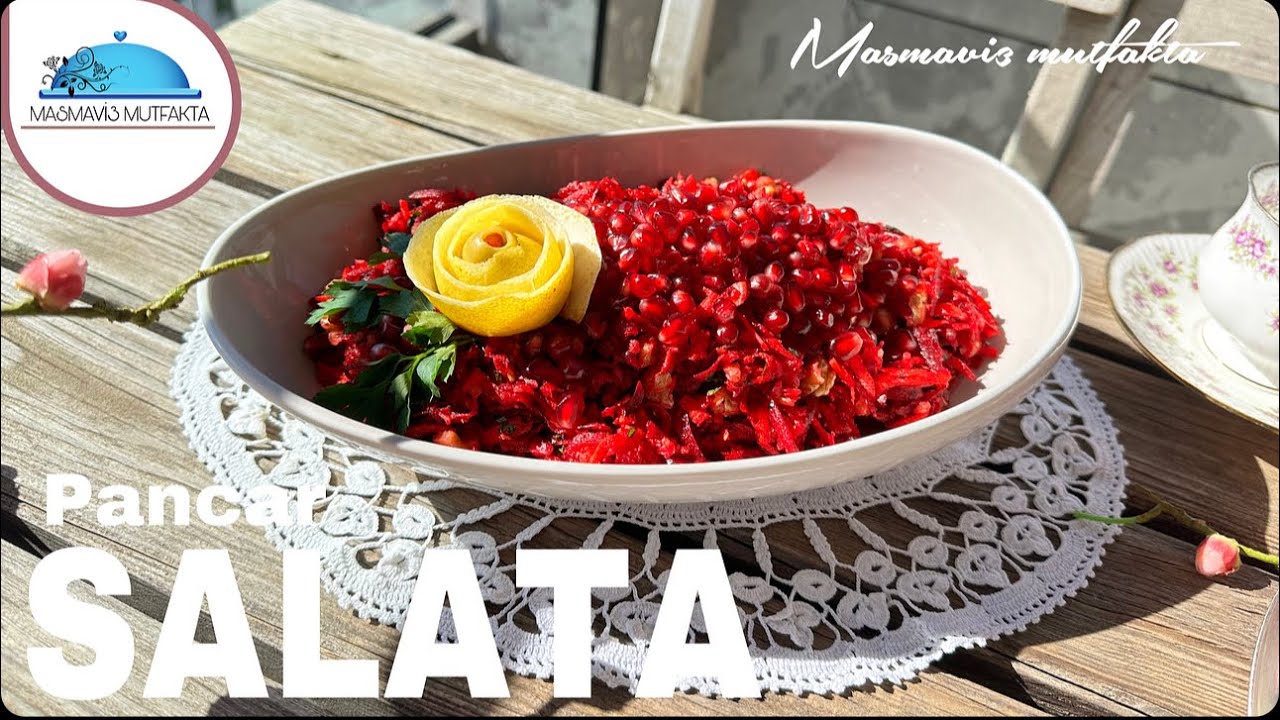 BİR SAĞLIK DEPOSU💢HARİKA SOSUYLA KIRMIZI PANCAR SALATASI+Sunum Fikri #ramazan #salata
