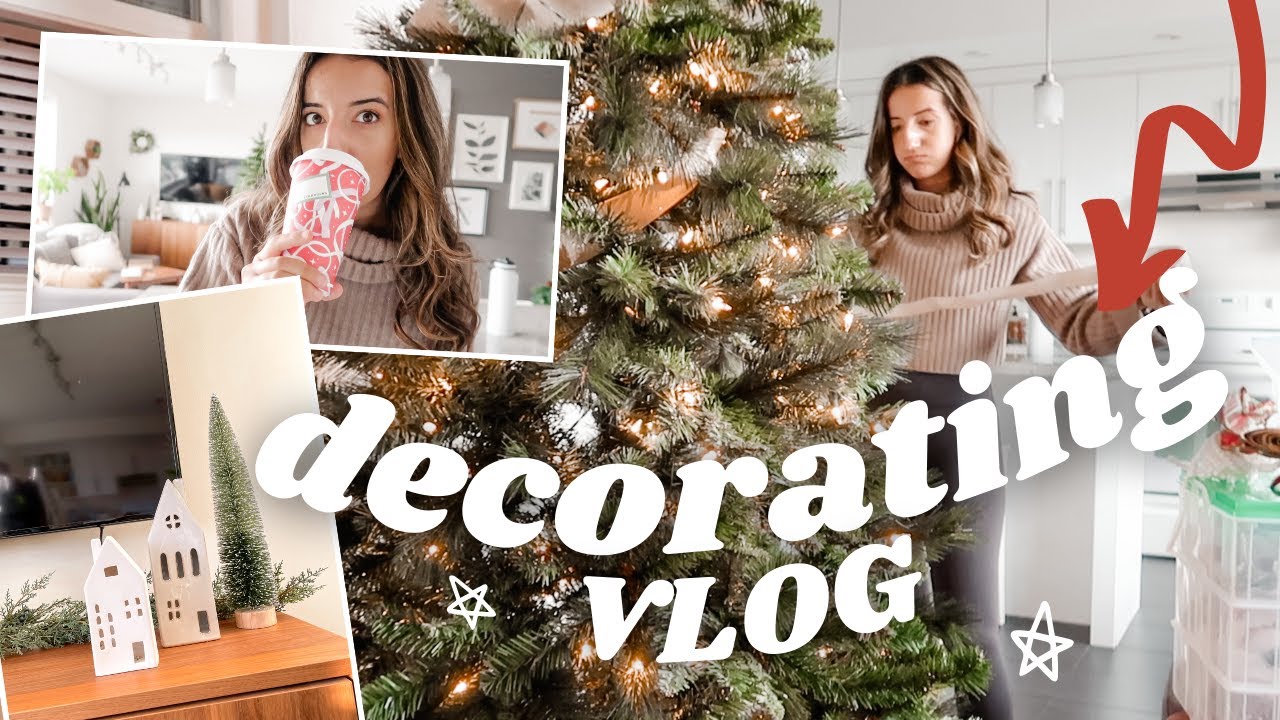 DECORATE WITH ME for CHRISTMAS 2021 🎄 holiday decor ideas & HAULS - YouTube