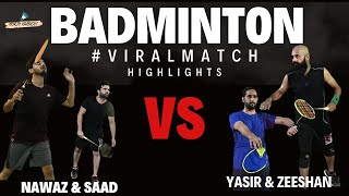 Badminton Men's Double's Highlights  - Attack & Defence by PAKISTAN BADMINTON MASTERS 203 views 7 months ago 1 minute, 12 seconds