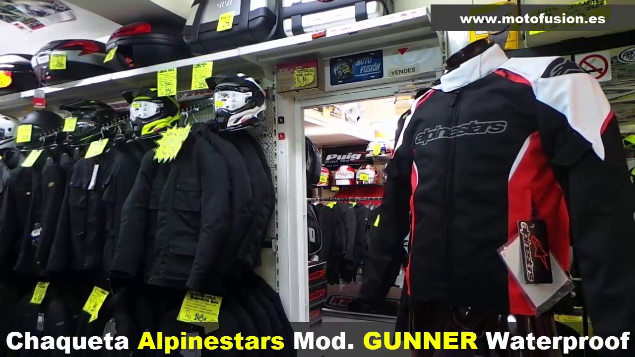 utilizar esposas Ceder Alpinestars Gunner WP Blanca Negra Roja - YouTube