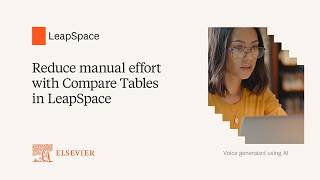 LeapSpace Compare Tables demo: compare evidence across papers in one view