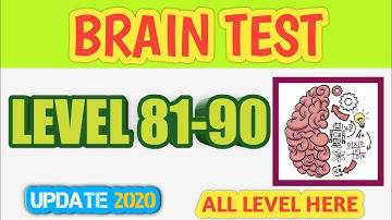BRAIN TEST LEVEL 81-90 UPDATED LEVEL WATCH AND PLAY