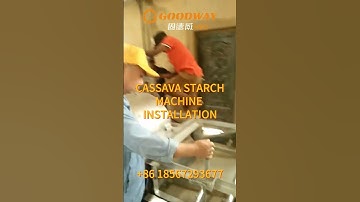 Large scale Cassava starch processing plant cassava starch extraction machine installation