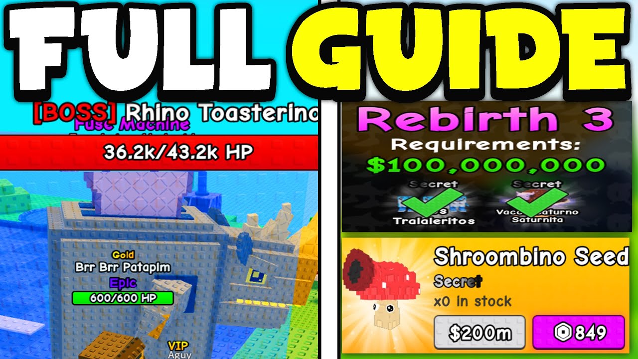 Pvb Update FULL GUIDE for NEW BOSS UPDATE in Plants Vs Brainrots Roblox - YouTube