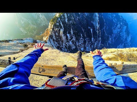 Гора Хуашань. Тропа смерти в Китае. Mount Huashan, China