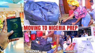 Moving Back to Nigeria Preparation Getting Things Done, filling the Health Declaration Form + more