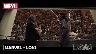 MARVEL | Loki | S1E1 | Loki sees TVA scene I will burn this place down