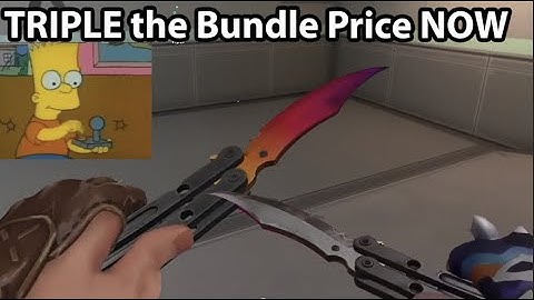 1st Player to Discover "Butterfly Knife FADE" Easter Egg from New Bundle