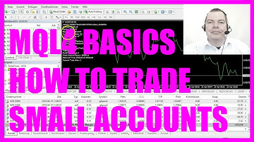 MQL4 TUTORIAL BASICS - 18 HOW TO TRADE SMALL ACCOUNTS WITHOUT BEING STOPPED OUT