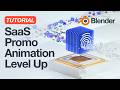 Level Up Your SaaS Promos – Particle Filter Effect #3d #motion #blender #animation #beginners #ui