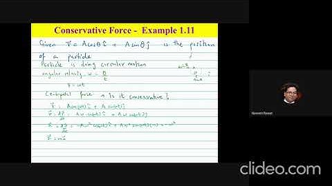 Curl of Conservative Force (L6)