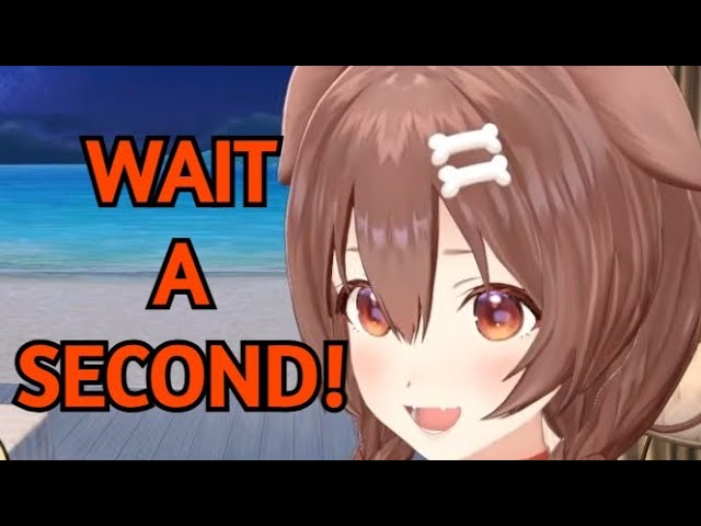 Korone Didn't Realize That the Toggle Took Off More Than Just Her Jacket [Hololive]