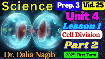 ساينس تالته اعدادي ترم اول  𝟐𝟎𝟐𝟓 - 𝐒𝐜𝐢𝐞𝐧𝐜𝐞 𝐏𝐫𝐞𝐩 𝟑 𝐔𝐧𝐢𝐭 𝟒 𝐋𝐞𝐬𝐬𝐨𝐧 𝟏 𝐂𝐞𝐥𝐥 𝐃𝐢𝐯𝐢𝐬𝐢𝐨𝐧  𝐏𝐚𝐫𝐭 2