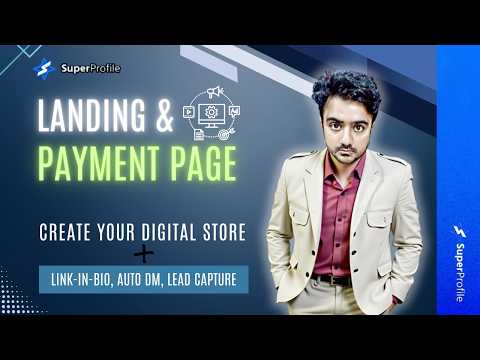 Landing Page & Payment Gateway | Digital Store | Superprofile | Link In Bio #linkinbio #ecommerce by Sumith Puri ♔