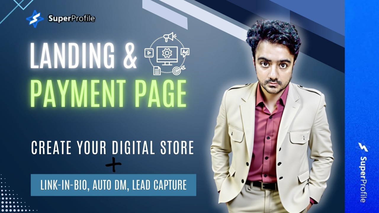 Landing Page & Payment Gateway | Digital Store | Superprofile | Link In ...