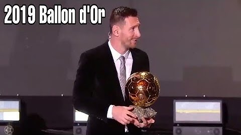 LIONEL MESSI BALON DE ORO 2019 | CEREMONIA DE PREMIASION DEL BALON DE ORO