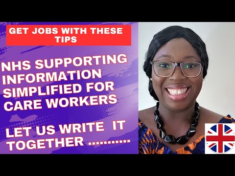DETAILED NHS APPLICATION STEPS FOR CARE ASSISTANT/SUPPORT WORKERS ...