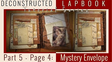 6x9 Envelope DIY | Deconstructed Lapbook Series Part 5 [Page 4 - Mystery Envelope] + GIVEAWAY