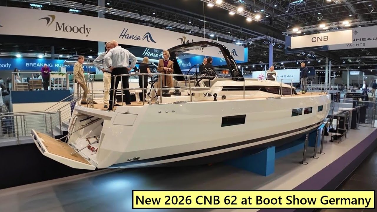 ⁣CNB 62 sailing boat 2026 at Boot Show Germany