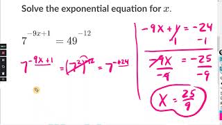 Solve exponential equations using exponent properties : Khan Academy