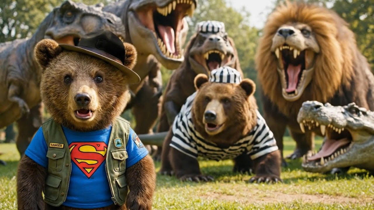 Baby Bear Has Magical Transformations & Wild Animals! 🐻✨🦁