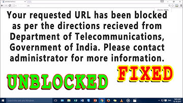 Your requested URL has been blocked as per directions received from Department of Telecommunications