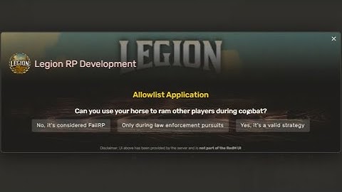 RedM Allowlist/Whitelist Quiz & Discord Ban Roles Script Showcase
