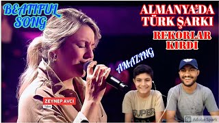 Tan Taşçı - Yalan (Zeynep Avci) Blindsthe Voice Of Germany 2021 Pakistani Reaction