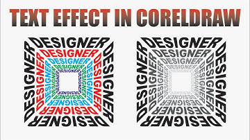 Text Effect Tips & Tricks in CorelDRAW for Beginners | Easy CorelDRAW Tutorial