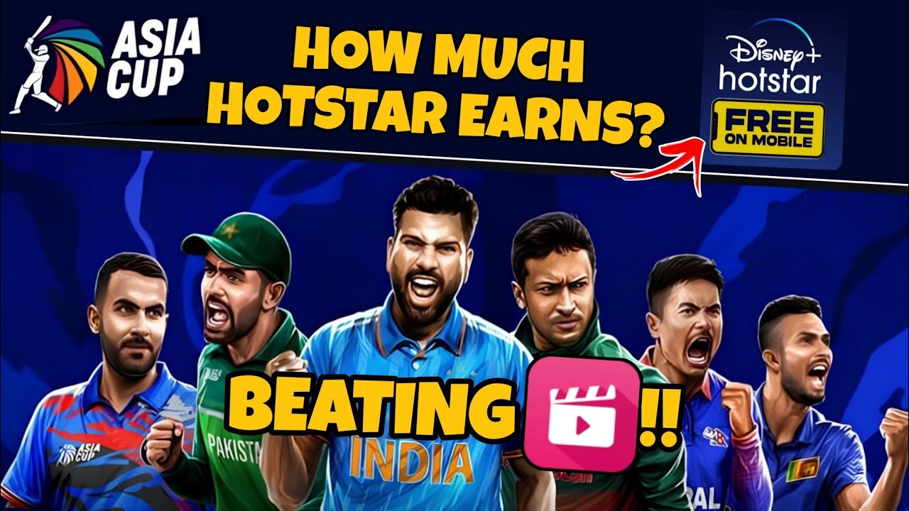 Disney+Hotstar Is Back!🔥 Hotstar Ad Revenue From Asia Cup 2023, Beating JioCinema?, Ind Vs Pak