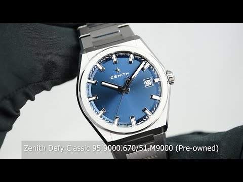 Zenith Defy Classic 95.9000.670/51.M9000 (Pre-owned) - YouTube