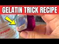 GELATIN TRICK REVIEW ✅(STEP BY STEP!)✅ GELATIN TRICK 3 INGREDIENTS RECIPE