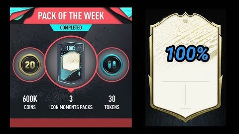 FUT 20 by Pacybits | How to get 3x 100% PRIME ICON MOMENT Packs | Weekly Objective