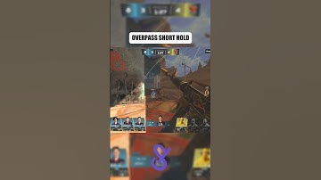 HOW TO HOLD B SHORT ON OVERPASS  #csgo #counterstrike