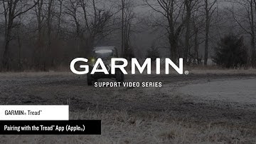 Support: Garmin Tread™ App Setup on an Apple® Device